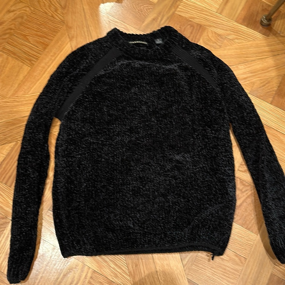 SCOTCH & SODA black chenille sweater